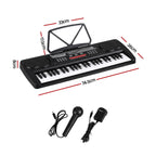 Alpha 49 Key Electronic Keyboard Portable Digital Piano Musical Instrument Black