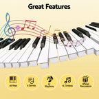 Alpha 49 Key Electronic Keyboard Portable Digital Piano Musical Instrument Black