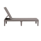 Gardeon Sun Lounge Adjustable Lounger Patio Outdoor Furniture Lightweight Brown