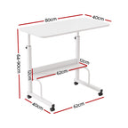 Artiss Laptop Desk Portable Sit Stand Desks Height Adjustable Workstation 80CM White
