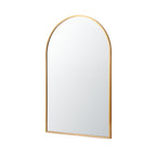 Embellir Arch Wall Mirror, Decorative Gold Frame Mirrors, 61x41cm Bathroom Vanity Mirror, Slim Frame for Living Room Entryway Bedroom Decor