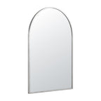 Embellir Arch Wall Mirror, Decorative Silver Frame Mirrors, 61x41cm Bathroom Vanity Mirror, Slim Frame for Living Room Entryway Bedroom Decor