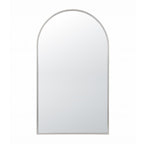 Embellir Arch Wall Mirror, Decorative Silver Frame Mirrors, 86x50cm Bathroom Vanity Mirror, Slim Frame for Living Room Entryway Bedroom Decor
