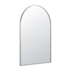 Embellir Arch Wall Mirror, Decorative Silver Frame Mirrors, 86x50cm Bathroom Vanity Mirror, Slim Frame for Living Room Entryway Bedroom Decor