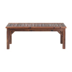 Gardeon Garden Benches Garden Seating Backless Timber Seat 120cm Brown