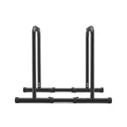 Everfit Dip Station Parallette Bars Home Gym Workout Stand Black