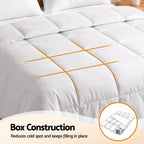 Giselle Bedding King Quilt, 200GSM Summer Duck Down Feather Doona Insert
