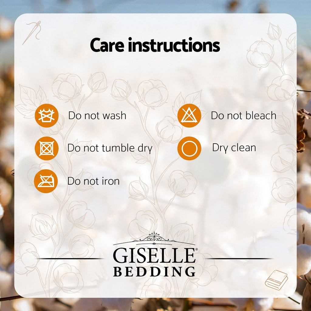 Giselle Bedding Super King Quilt, 200GSM Summer Duck Down Feather Doona Insert