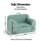 Artiss Sofa Foam Couch with Carry Handle Mint Green