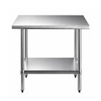 Cefito 914x762mm Stainless Steel Kitchen Bench 430