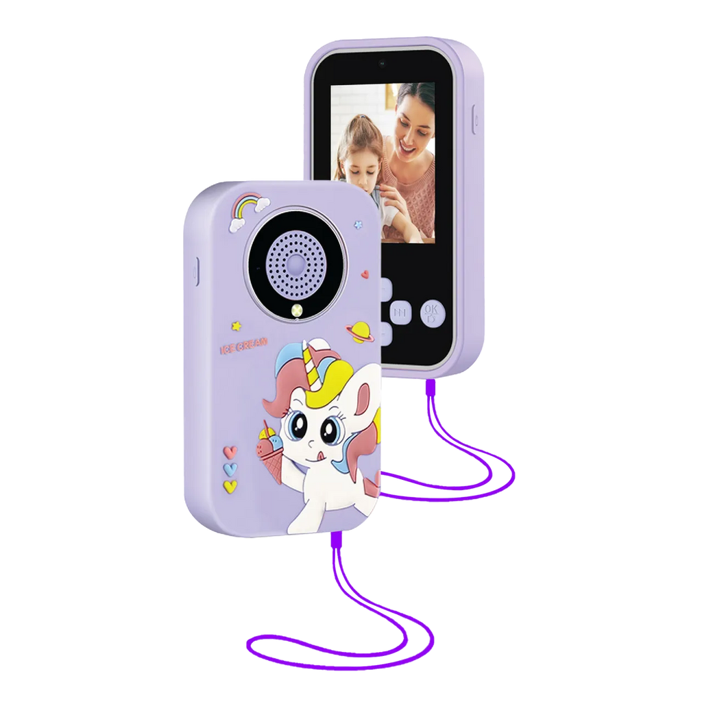 Laser Kids Play Phone Camera and MP3 Player - Purple