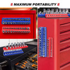 1PC 1/2" Red Imperial Magnetic Socket Organizer Storage Holder Trays Single size