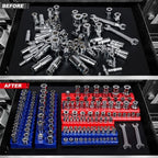 1PC 1/2" Blue Metric Magnetic Socket Organizer Storage Holder Trays Single size