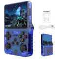 handheld game console, 3.5-inch HD screen, GTA, retro classic games, portable arcade, PSP-style, retro gaming, portable gaming, nostalgic console, Australia - Blue - Size 128G