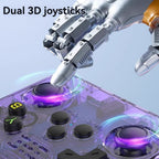 handheld game console, 3.5-inch HD screen, GTA, retro classic games, portable arcade, PSP-style, retro gaming, portable gaming, nostalgic console, Australia - Purple - Size 128G