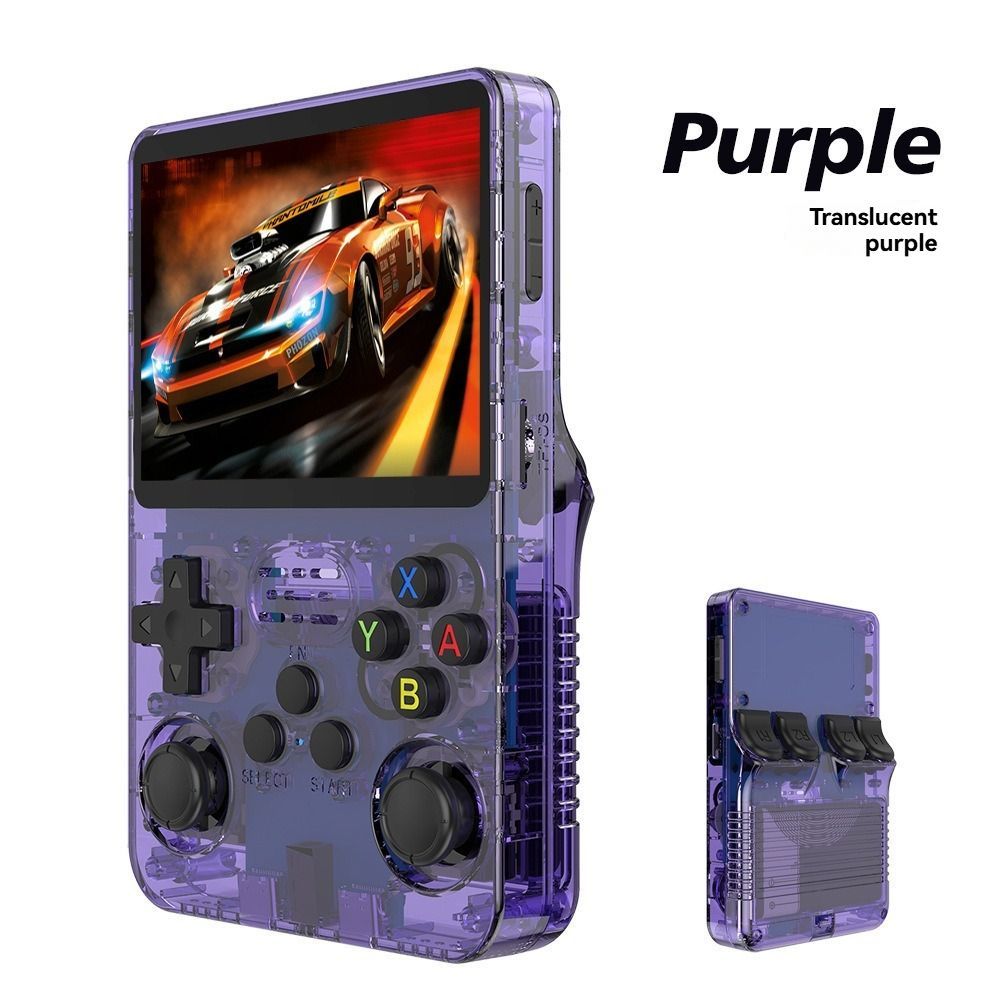 handheld game console, 3.5-inch HD screen, GTA, retro classic games, portable arcade, PSP-style, retro gaming, portable gaming, nostalgic console, Australia - White - Size 128G