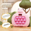 whac-a-mole game, LCD decompression toy, focus-enhancing game, intelligence-boosting toy, memory game, puzzle game, Australian market - Pink - Size 10-key