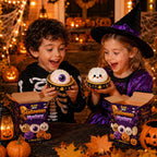 Halloween toys, mystery blind box, pumpkin toys, ghost toys, eyeball toys, slow-rebound pectin, stress relief toy, Halloween gifts, Halloween decorations, Australian Halloween, sensory toy - Purple Phantom - Size 8cm