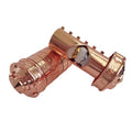 Da Vinci Code, Lock Cylinder, Puzzle, Gift, Valentine's Day Gift, Christmas Gift, Birthday Gift, Australian Puzzle, Brain Teaser, Code Breaking - Rose gold - Size L