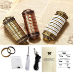 Da Vinci Code, Lock Cylinder, Puzzle, Gift, Valentine's Day Gift, Christmas Gift, Birthday Gift, Australian Puzzle, Brain Teaser, Code Breaking - Rose gold - Size L