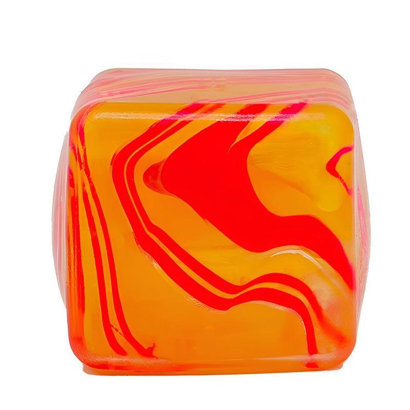 marbled ice cube squeeze toy, stress relief toy, novelty gift, squishy toy, trendy toy, desk toy, anxiety relief, fidget toy, Australian market - Green - Size 2pcs