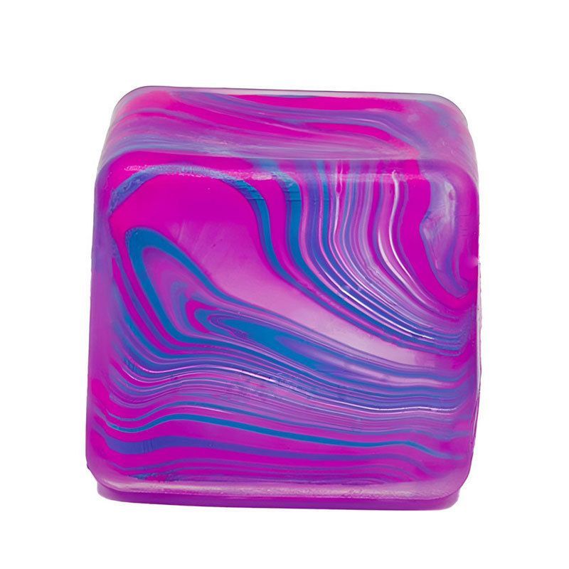 marbled ice cube squeeze toy, stress relief toy, novelty gift, squishy toy, trendy toy, desk toy, anxiety relief, fidget toy, Australian market - Green - Size 2pcs
