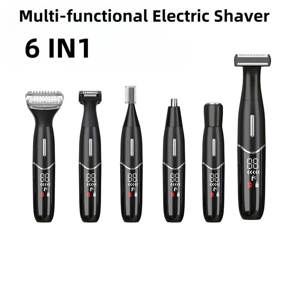 Women'S Hair Remover 7-In-1 Hair Remover Body Hair Removal Facial Hair Removal - Black - Size SET