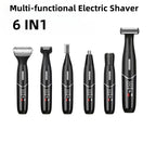 Women'S Hair Remover 7-In-1 Hair Remover Body Hair Removal Facial Hair Removal - Black - Size SET
