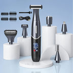 Women'S Hair Remover 7-In-1 Hair Remover Body Hair Removal Facial Hair Removal - Black - Size SET
