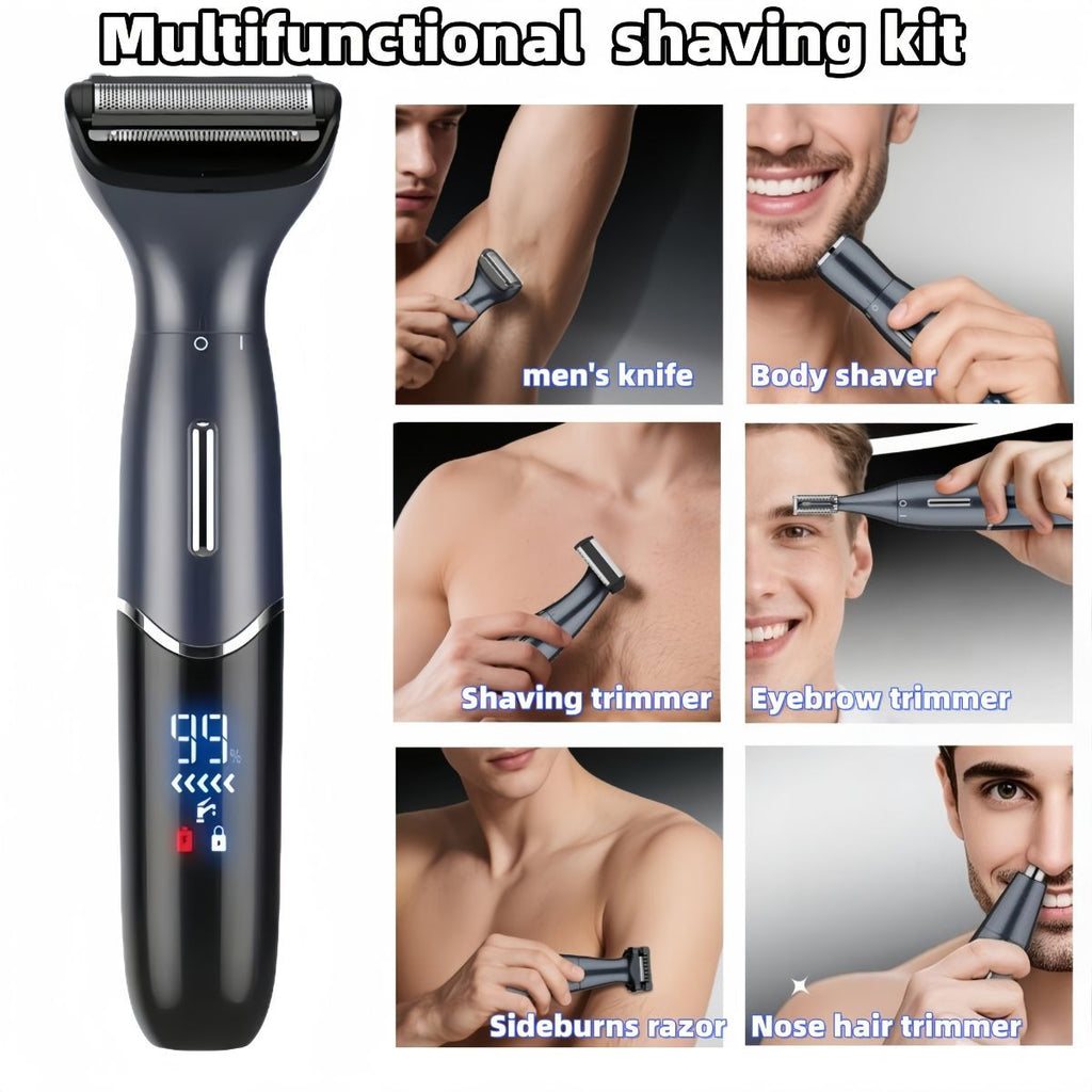 Women'S Hair Remover 7-In-1 Hair Remover Body Hair Removal Facial Hair Removal - Black - Size SET