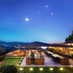 solar ground disk lights, outdoor lighting Australia, 8 LED lights, stainless steel solar lights, path lighting, garden driveway lights, courtyard lawn lighting, solar powered ground lights, energy efficient garden lights, automatic dusk to dawn lights -