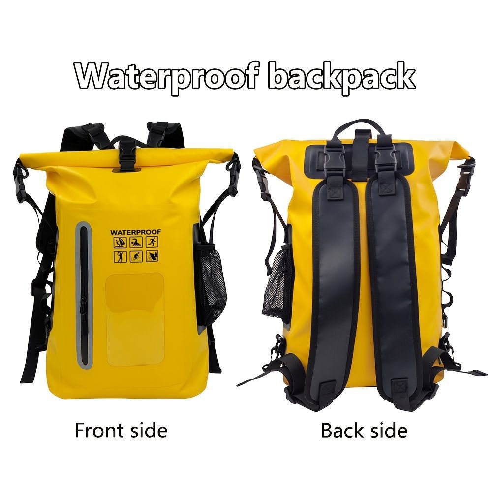 waterproof backpack, dry-wet separation, outdoor sports backpack, fishing backpack, camping backpack, canyoning backpack, swimming backpack, rafting backpack, waterproof gear, Australia outdoor backpack, hiking backpack water resistant - army green - Size