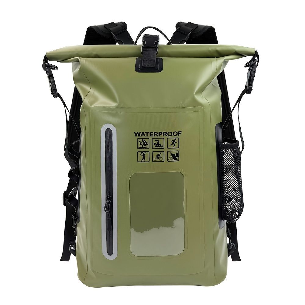 waterproof backpack, dry-wet separation, outdoor sports backpack, fishing backpack, camping backpack, canyoning backpack, swimming backpack, rafting backpack, waterproof gear, Australia outdoor backpack, hiking backpack water resistant - Cyan - Size 25L
