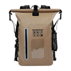 waterproof backpack, dry-wet separation, outdoor sports backpack, fishing backpack, camping backpack, canyoning backpack, swimming backpack, rafting backpack, waterproof gear, Australia outdoor backpack, hiking backpack water resistant - Navy - Size 25L