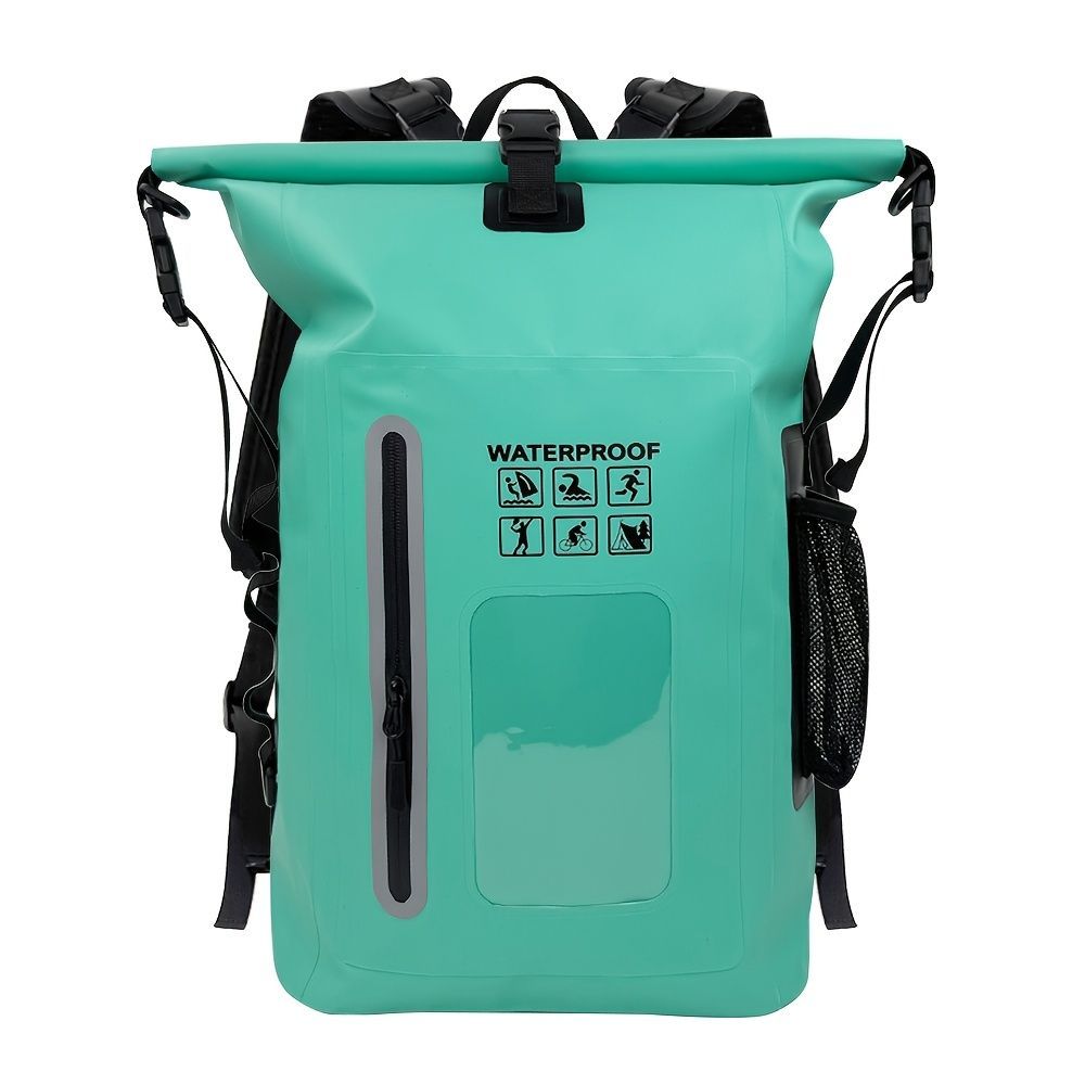 waterproof backpack, dry-wet separation, outdoor sports backpack, fishing backpack, camping backpack, canyoning backpack, swimming backpack, rafting backpack, waterproof gear, Australia outdoor backpack, hiking backpack water resistant - Navy - Size 25L