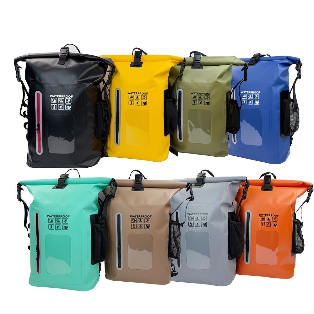waterproof backpack, dry-wet separation, outdoor sports backpack, fishing backpack, camping backpack, canyoning backpack, swimming backpack, rafting backpack, waterproof gear, Australia outdoor backpack, hiking backpack water resistant - Navy - Size 25L