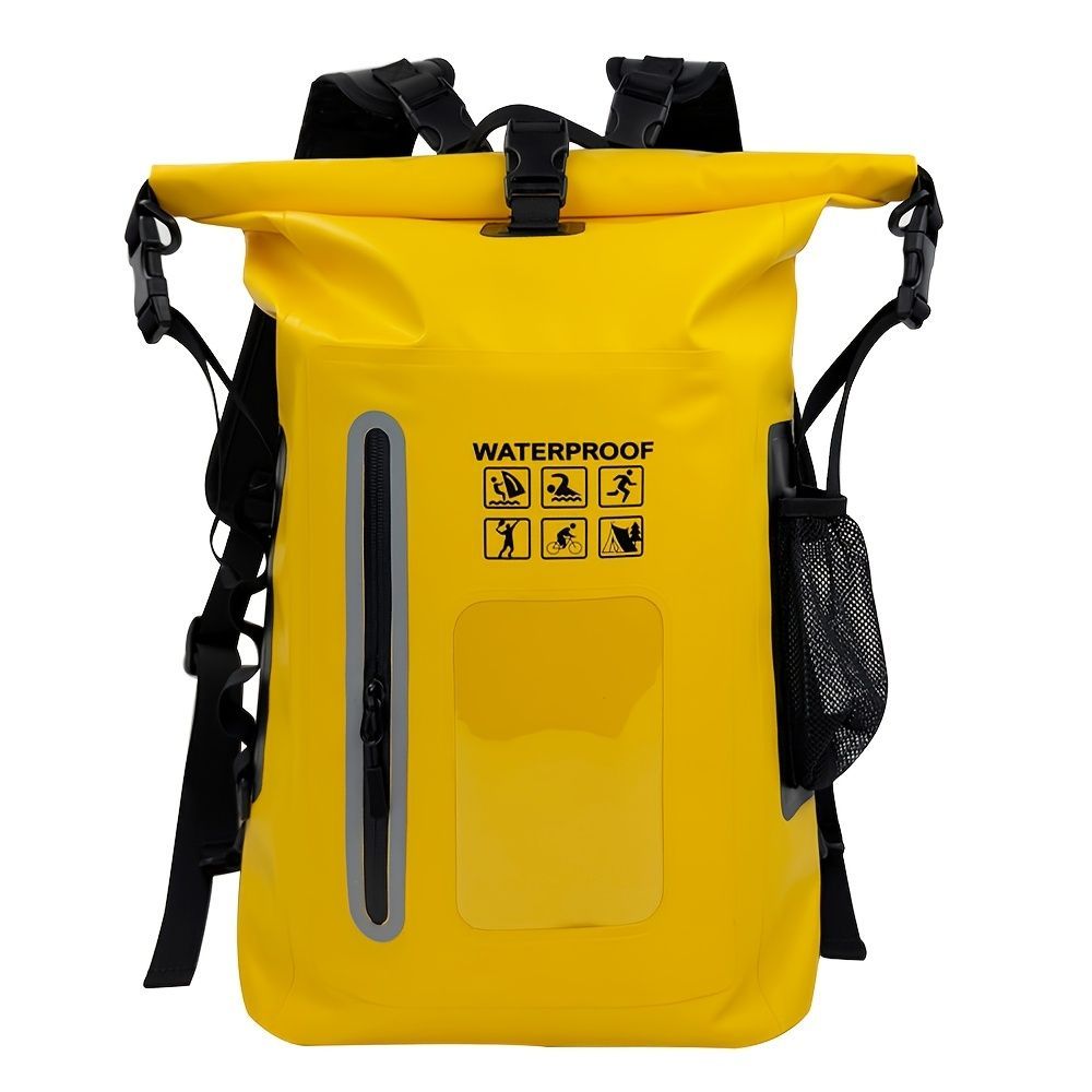waterproof backpack, dry-wet separation, outdoor sports backpack, fishing backpack, camping backpack, canyoning backpack, swimming backpack, rafting backpack, waterproof gear, Australia outdoor backpack, hiking backpack water resistant - Orange - Size 25L