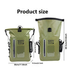 waterproof backpack, dry-wet separation, outdoor sports backpack, fishing backpack, camping backpack, canyoning backpack, swimming backpack, rafting backpack, waterproof gear, Australia outdoor backpack, hiking backpack water resistant - Yellow - Size 25L