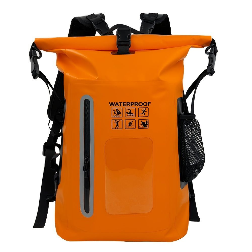 waterproof backpack, dry-wet separation, outdoor sports backpack, fishing backpack, camping backpack, canyoning backpack, swimming backpack, rafting backpack, waterproof gear, Australia outdoor backpack, hiking backpack water resistant - Yellow - Size 25L