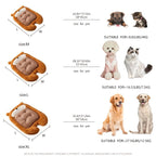 dog bed, bear shaped dog bed, thickened dog bed, enlarged dog bed, all season dog bed, comfortable dog bed, Australia, soft plush dog bed, machine washable dog bed - Light coffee color - Size M-5kg