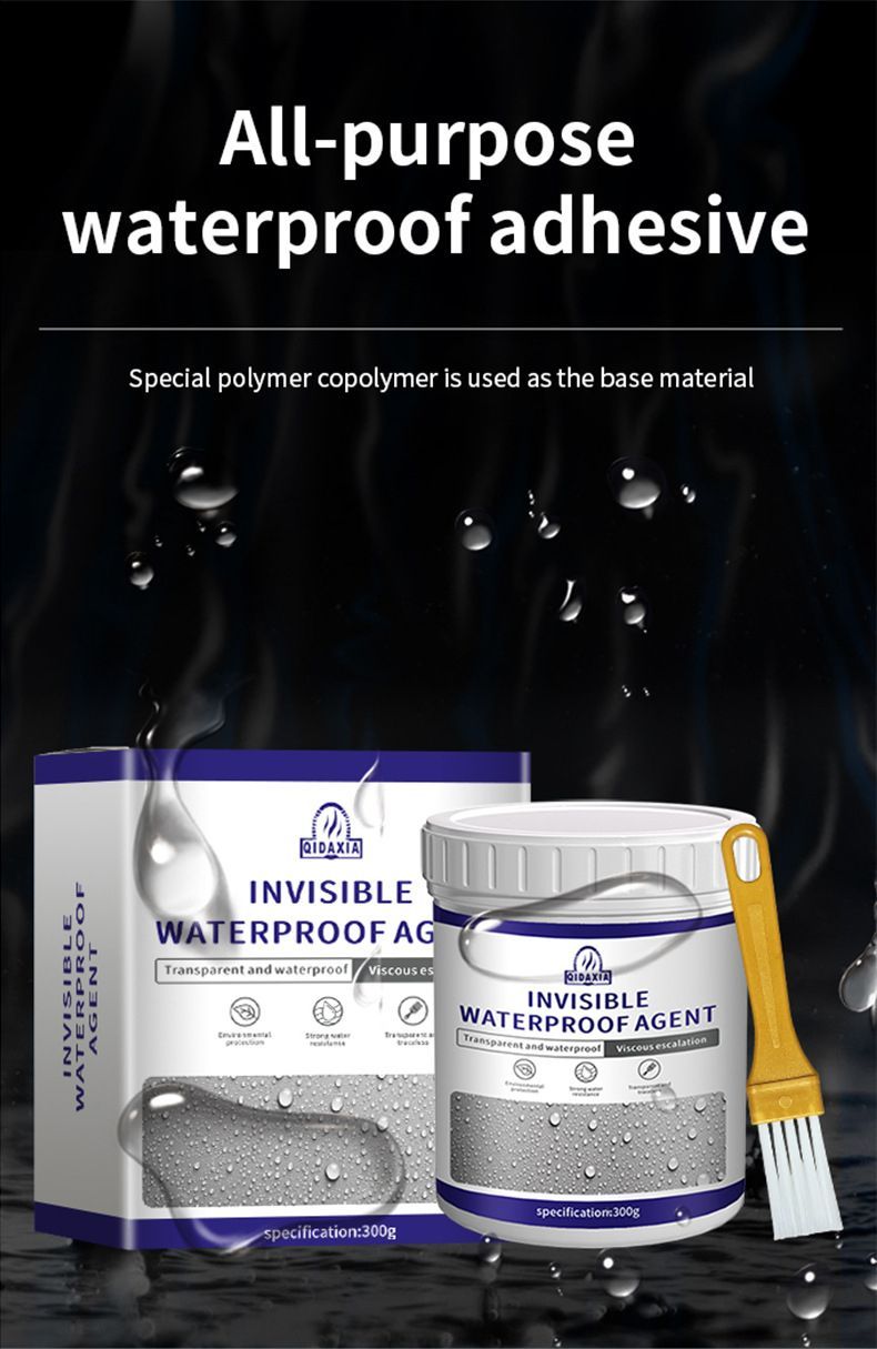 transparent waterproof coating, clear sealant, waterproof sealant Australia, RV waterproofing, roof waterproofing, wall waterproofing, window waterproofing, gutter waterproofing, pipe waterproofing, outdoor sealant, DIY waterproofing - Clear - Size 1000ml
