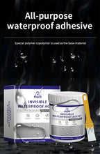 transparent waterproof coating, clear sealant, waterproof sealant Australia, RV waterproofing, roof waterproofing, wall waterproofing, window waterproofing, gutter waterproofing, pipe waterproofing, outdoor sealant, DIY waterproofing - Clear - Size 300ml