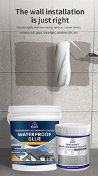transparent waterproof coating, clear sealant, waterproof sealant Australia, RV waterproofing, roof waterproofing, wall waterproofing, window waterproofing, gutter waterproofing, pipe waterproofing, outdoor sealant, DIY waterproofing - Clear - Size 300ml