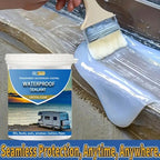 transparent waterproof coating, clear sealant, waterproof sealant Australia, RV waterproofing, roof waterproofing, wall waterproofing, window waterproofing, gutter waterproofing, pipe waterproofing, outdoor sealant, DIY waterproofing - Clear - Size 1000ml