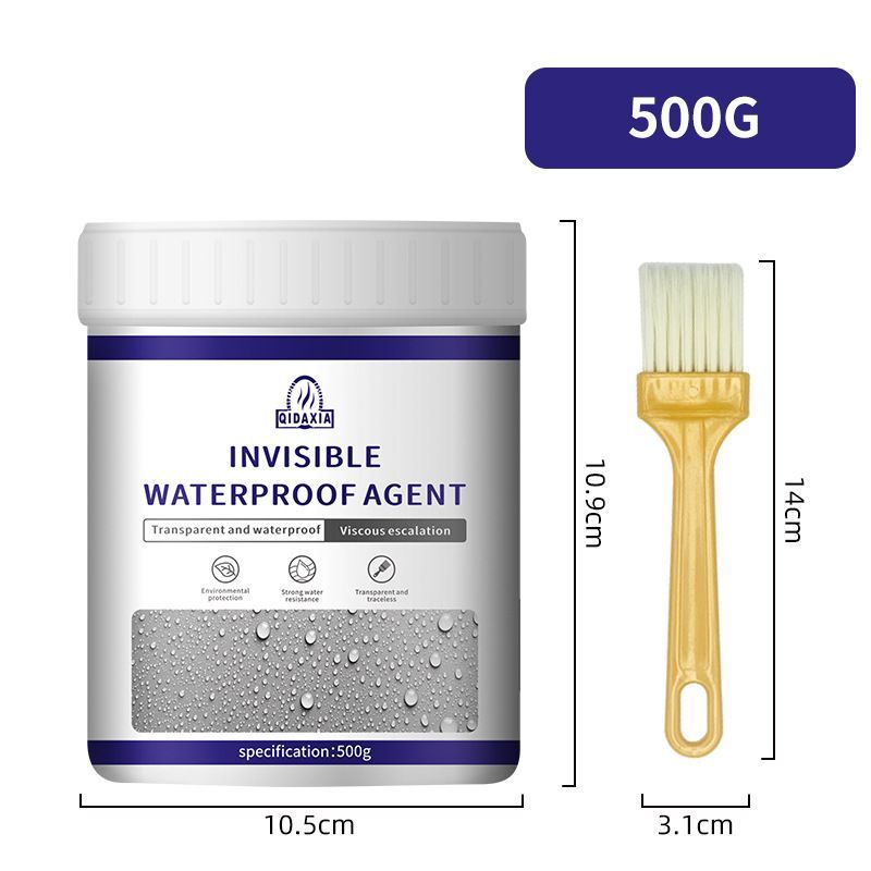 transparent waterproof coating, clear sealant, waterproof sealant Australia, RV waterproofing, roof waterproofing, wall waterproofing, window waterproofing, gutter waterproofing, pipe waterproofing, outdoor sealant, DIY waterproofing - White - Size 300ml