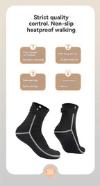 unisex diving socks, 3MM neoprene socks, mid-calf diving socks, hook-and-loop diving socks, water sports socks, diving snorkeling socks, beach volleyball socks, Australia diving gear, neoprene socks for men and women - Green - Size S