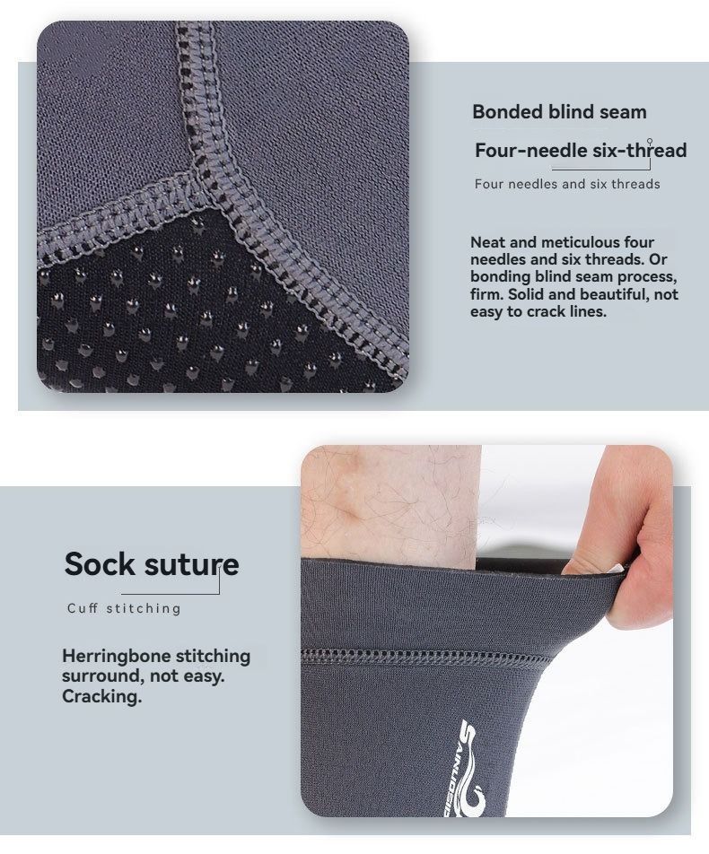unisex diving socks, 3MM neoprene socks, mid-calf diving socks, hook-and-loop diving socks, water sports socks, diving snorkeling socks, beach volleyball socks, Australia diving gear, neoprene socks for men and women - Black - Size L