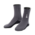 unisex diving socks, 3MM neoprene socks, mid-calf diving socks, hook-and-loop diving socks, water sports socks, diving snorkeling socks, beach volleyball socks, Australia diving gear, neoprene socks for men and women - Black - Size XXL