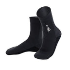 unisex diving socks, 3MM neoprene socks, mid-calf diving socks, hook-and-loop diving socks, water sports socks, diving snorkeling socks, beach volleyball socks, Australia diving gear, neoprene socks for men and women - Cyan - Size S