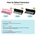 32-key melodica, student melodica, children melodica, beginner musical instrument, classroom instrument, melodica with blow-tube, melodica with mouthpiece, kids keyboard harmonica, school music supply, melodica for kids Australia - Green - Size 32